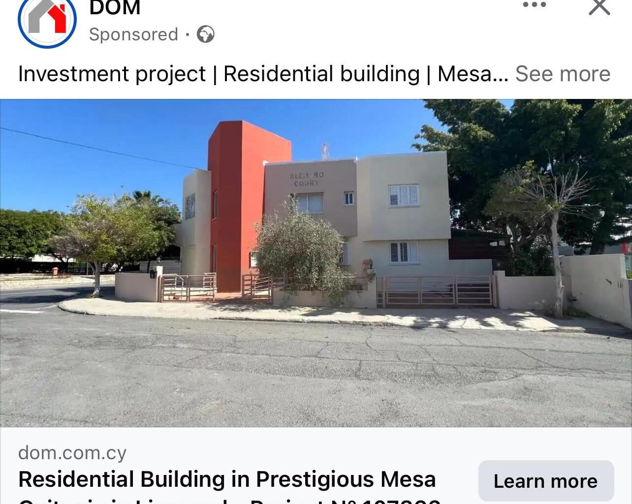 Prestigious Mesa geitonia?