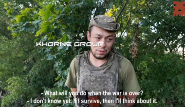 Interview with soldier Kolya, a native of Chernivtsi (Western Ukraine). Kolya is an ex-convict who decided to get out of prison and volunteer, he is not sure if he will survive, but his main goal in life is to expel the Russians from Ukraine so that peace can return. Faces of War - Khorne Group