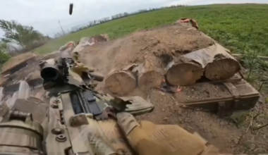 GoPro footage from a Ukrainian military officer shows fighting on the frontlines near Liptsi, Kharkiv region. Group Two [Spring 2024]