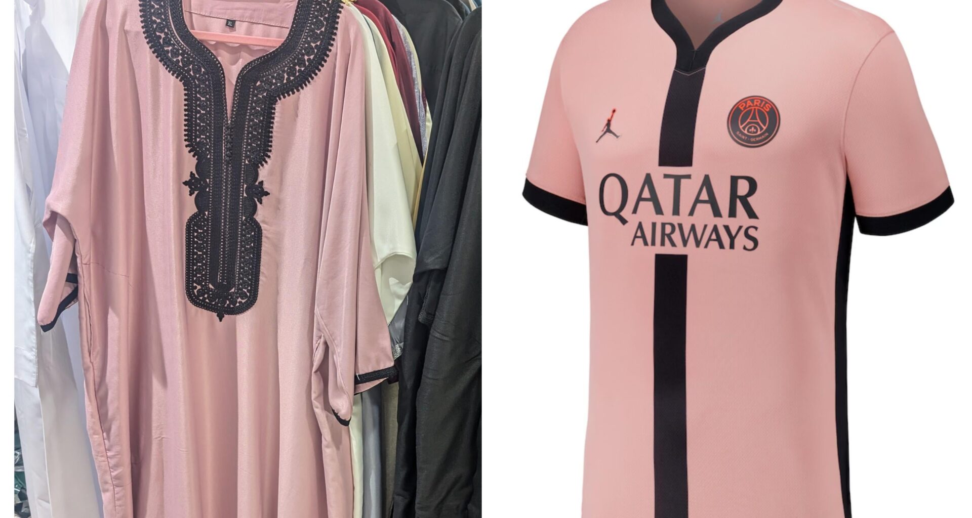 Moroccan Thobe Vs PSG 3rd kit