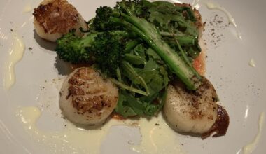 Coquilles Saint-Jacques et brocolis