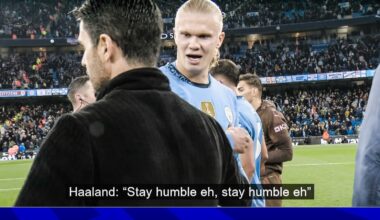 "Stay Humble" Haaland's words to Arteta