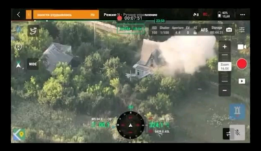 Drone operators of the Ukrainian Volunteer Army hit several Russian infantry positions, vehicles, an AA gun mounted on a truck and other enemy equipment with FPV drones. Ukraine, southern frontline, September 2024.