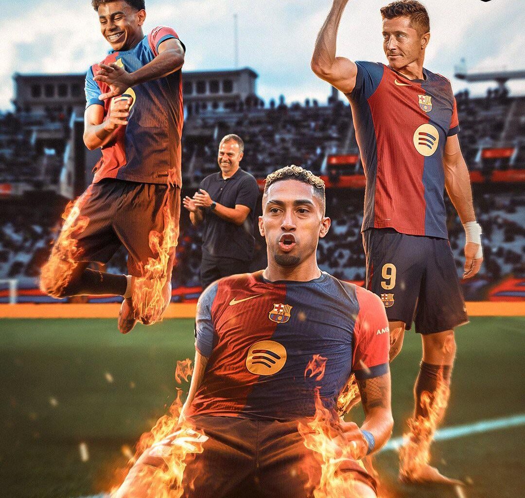 The front 3 is on fire