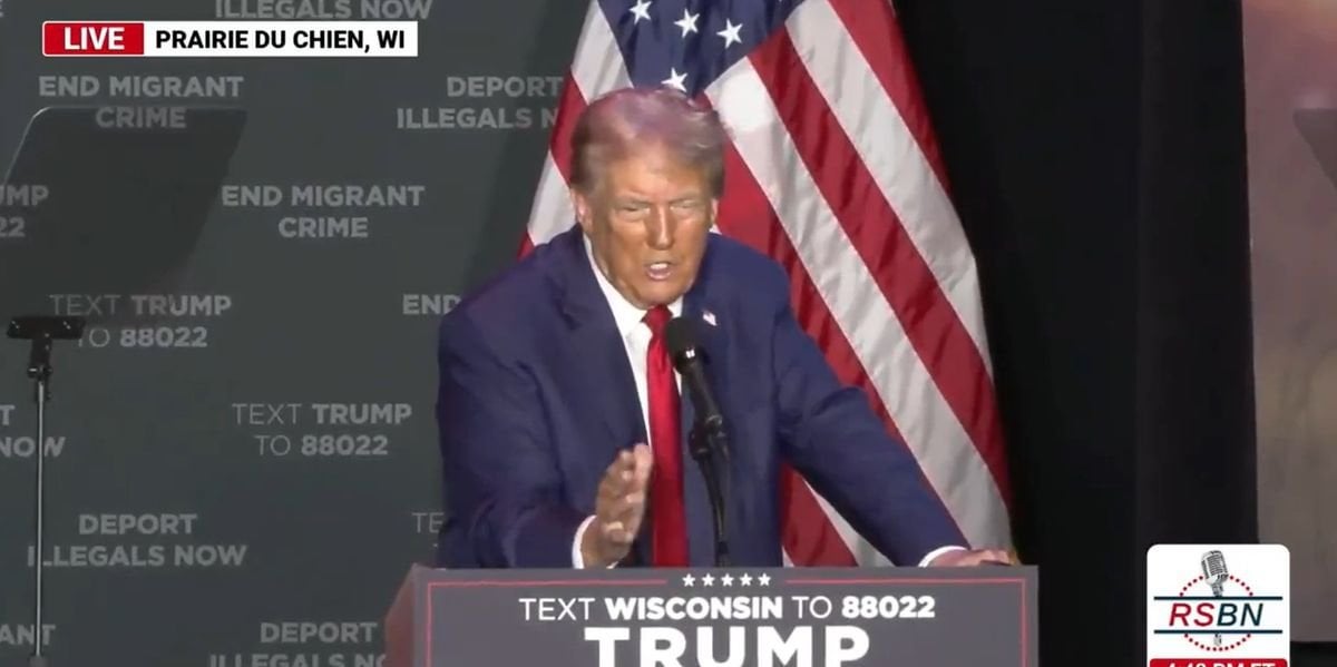 'Slurring and incoherent': Trump ridiculed for multiple verbal slip-ups at Wisconsin rally