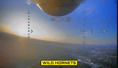 Wild Hornets high-speed drone accelerated to 325 km/h. The company broke their previous speed record.