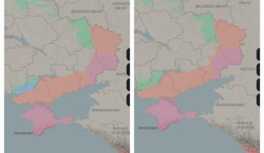 Russian occupied areas November 12th,2022 (left)vs September 3rd,2024 (right). Russia has lost more than 500k troops between the two dates.