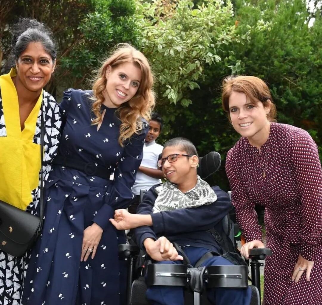 Princesses Beatrice and Eugenie attended a garden party at Haven House Children’s Hospice