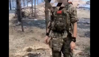 "Russian soldiers ask for help after Ukrainian FPV uses thermite to burn their positions and everything they had"(translation reuqested)