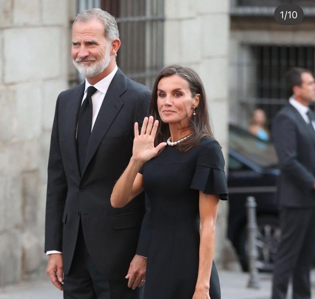 King Felipe VI and Queen Letizia of Spain led the Spanish Royal Family at the Funeral of Juan Gómez-Acebo, Viscount of La Torre