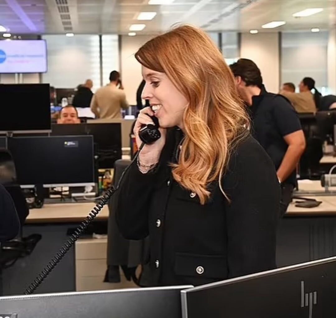 Princess Beatrice at the BGC Group Charity Day on behalf of Cantor Fitzgerald Relief Fund in memory of the BGC colleagues lost on 9/11