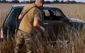 Russian soldier from the 42nd Motorized Rifle Division by order of his commander he set fire to his personal car that he had brought to the front to help. Reports are that the fire spread and more equipment was burned. Orikhov district, Zaporizhzhia region