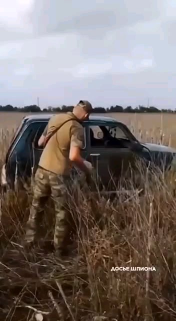 Russian soldier from the 42nd Motorized Rifle Division by order of his commander he set fire to his personal car that he had brought to the front to help. Reports are that the fire spread and more equipment was burned. Orikhov district, Zaporizhzhia region