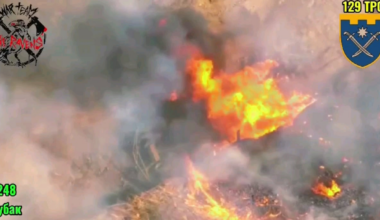 "Turtle" tank destroyed by a drone in Kursk oblast