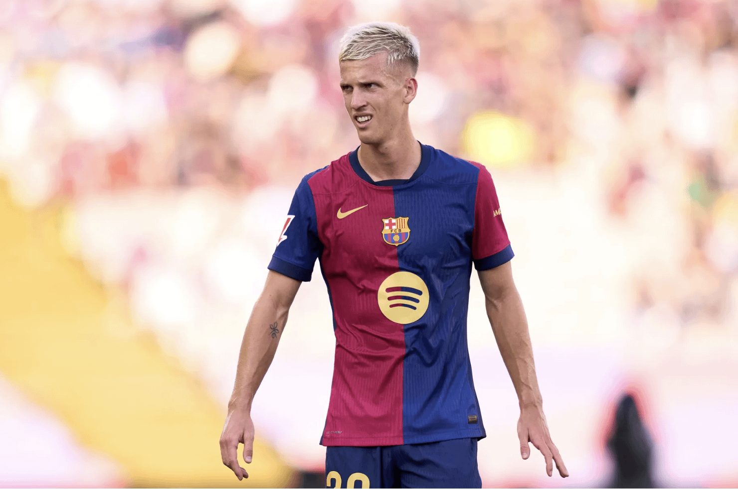 Dani Olmo returns to Barcelona after being ruled out of Spain clash