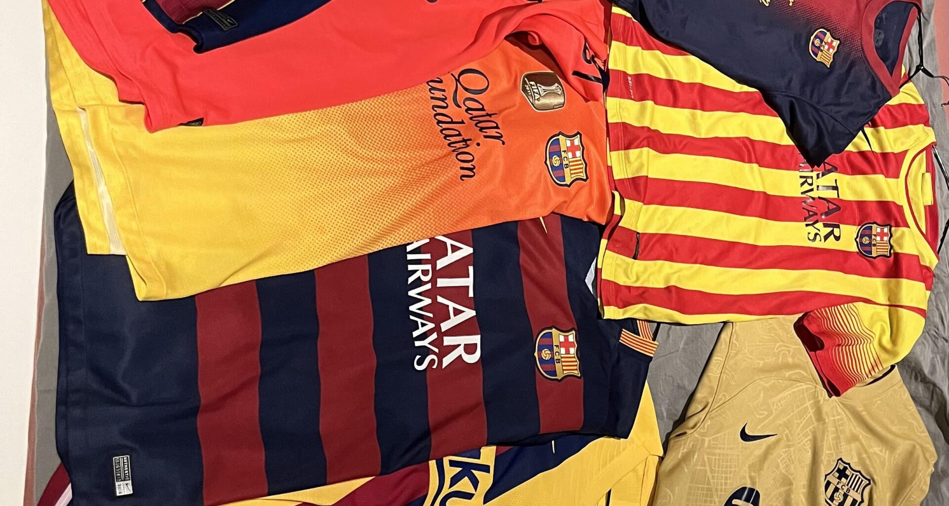 My Barca kit collection so far