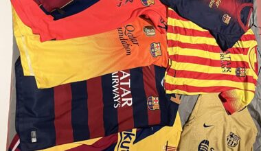 My Barca kit collection so far