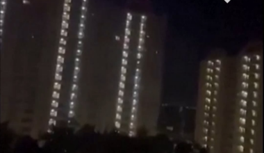 Ukrainian strike hits Russian apartment building