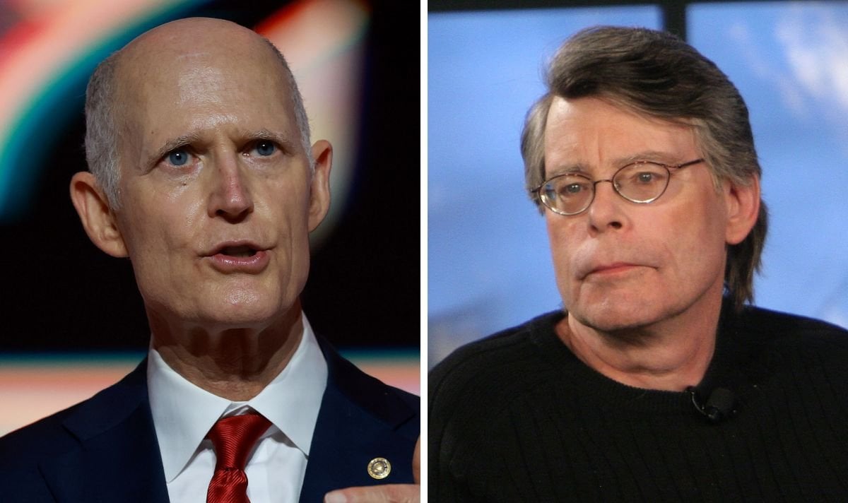 Stephen King says Rick Scott "basically bought his Senate seat"