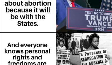 Trump States his case on abortion.