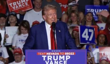 People Shocked at Sweaty Trump’s Behavior During Vegas Rally, 'This Man Is So Broken and So Deeply Unstable!'