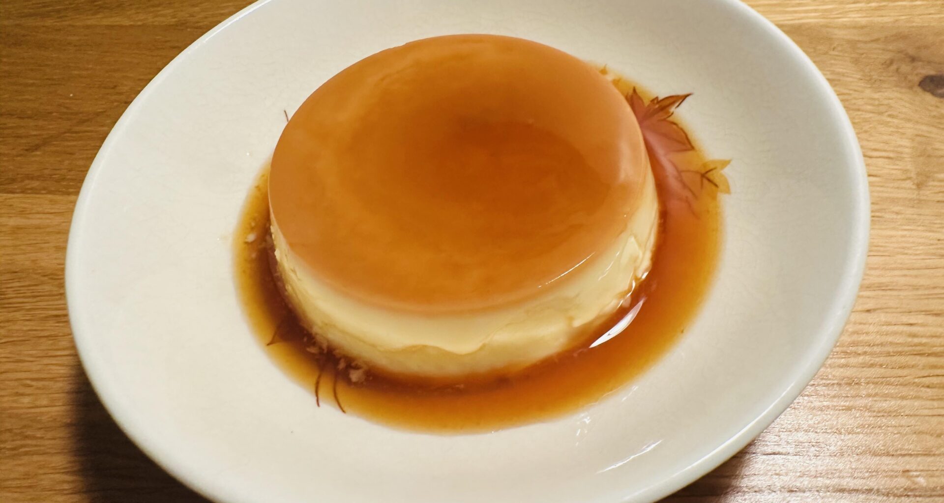 P’tit crème caramel au sirop d’érable à la place du sucre