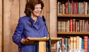 Queen Silvia awards the Queen Silvia Nursing Award to 7 nurses, midwives and students who came up with innovative ideas in the care of elderly / dementia patients