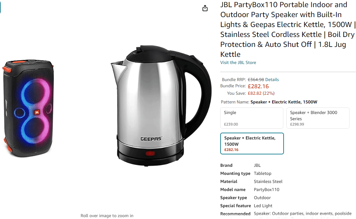 For all the tea you need at the rave (and its £100 off)