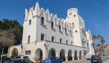 Kos, Greece, Police Headquarters .