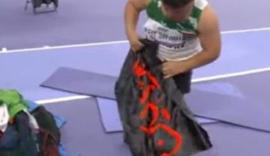 The Iranian Paralympian was disqualified for displaying this flag.