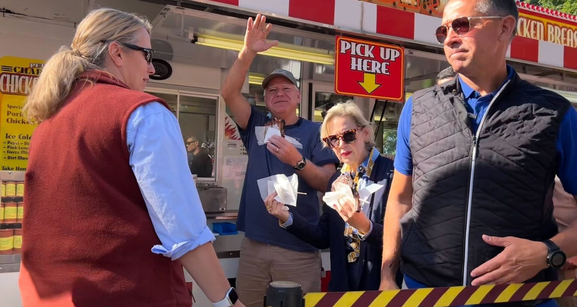 Gov. Walz campaigns at Minnesota State Fair