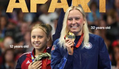 Jessica Long wins gold in the 400m Freestyle S8, the same event she won gold in at Athens 2004