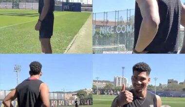 Ronaldo Araujo has arrived at the Ciutat Esportivo to start doing individual training for recovery. He will join group training after he recovers.