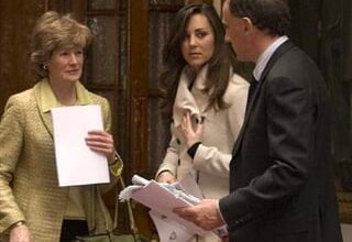 Lady Sarah McCorquodale - Princess Diana's sister, supporting Prince William when he received wings at RAF Cranwell in 2008 and as he presided over passing out parade at RAF Cramwell in 2024