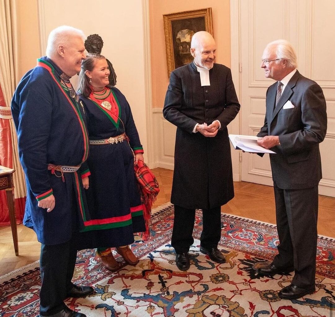 King Carl Gustaf hosted event with indigenous leaders to celebrate the first translation of the New Testament into South Sami