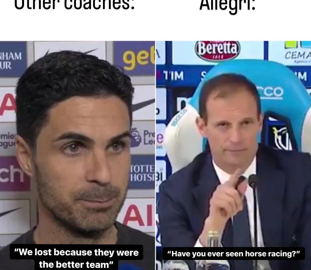 I miss making Allegri look like a clown😔