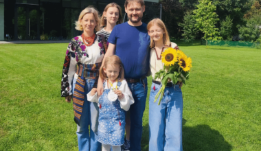 In this photo, the man is the only one who survived after today’s missile strike on Lviv. His wife and three daughters were killed.