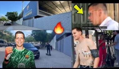 Szczesny has arrived in Barcelona for medical