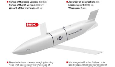 The AGM-158 JASSM missile, which the US may provide to Ukraine, is integrated with the F-16 and can hit at a distance of up to 370 km in the basic version and 980 km in the ER version. Even if Ukraine gets the 370-kilometer version, it will be able to hit Russian airfields.