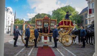 Rehearsal for the Dutch Royal Parade on Tuesday