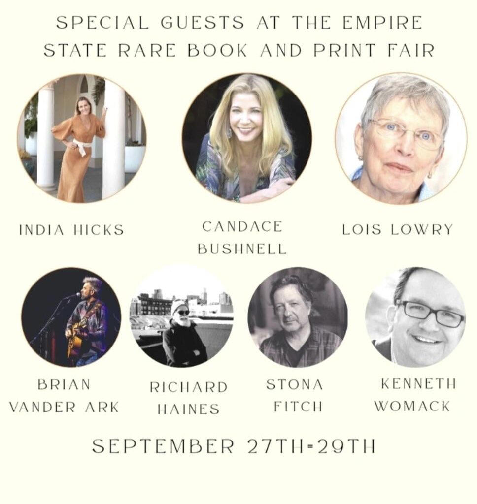 Come hear India Hicks speak about the life of her mother Lady Pamela Mountbatten at the Empire State Rare Book and Print Fair at City College in NYC. India of course is a cousin to Queen Elizabeth!