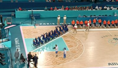 USA receiving their Silver medal "live"