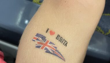 My daughter (3yo) had some temp tattoos for the Paralympics this weekend, but this one on her leg has started to rub off and now she’s just a walking advert for a leading brand of water filters!