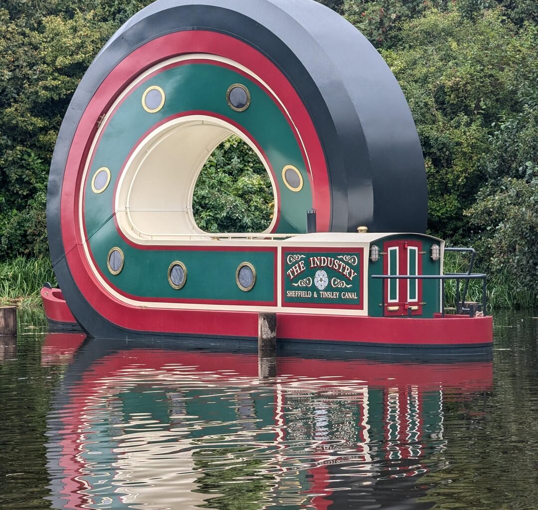 Twisted narrowboat