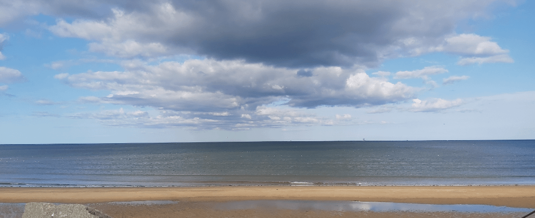 There's just something peaceful about sitting and looking out to sea.