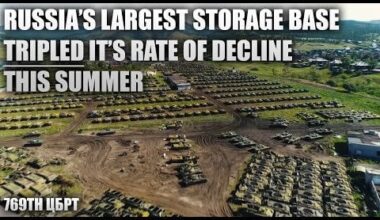 Russia's Largest Storage Depot Is Suddenly Declining 3 Times Quicker - 20 September 2024 Imagery