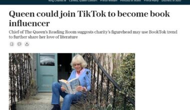 Queen could join TikTok to become book influencer