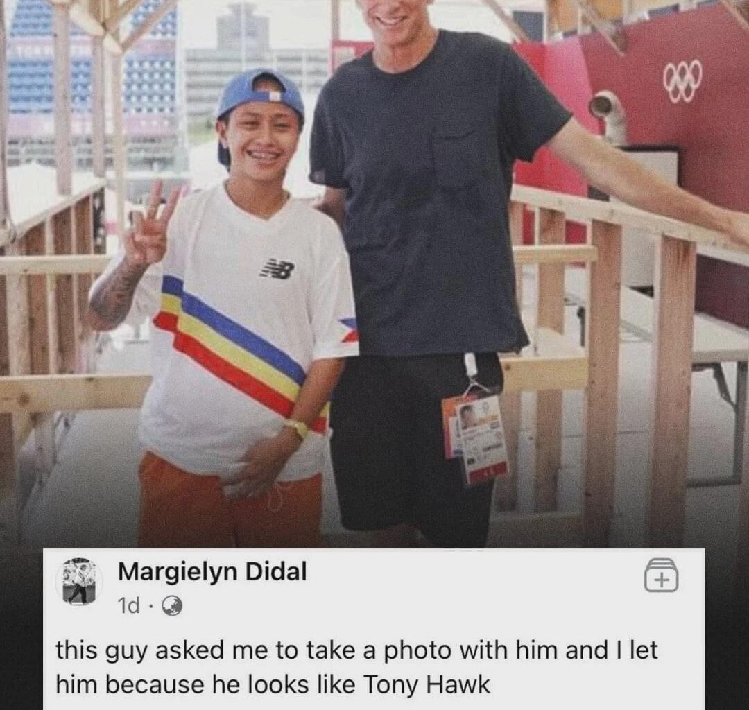 Skateboarder from Philippines meets Tony Hawk