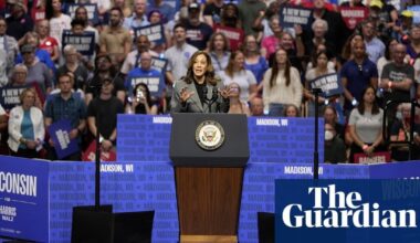 Kamala Harris attacks Trump over ‘immoral’ abortion bans at Wisconsin rally