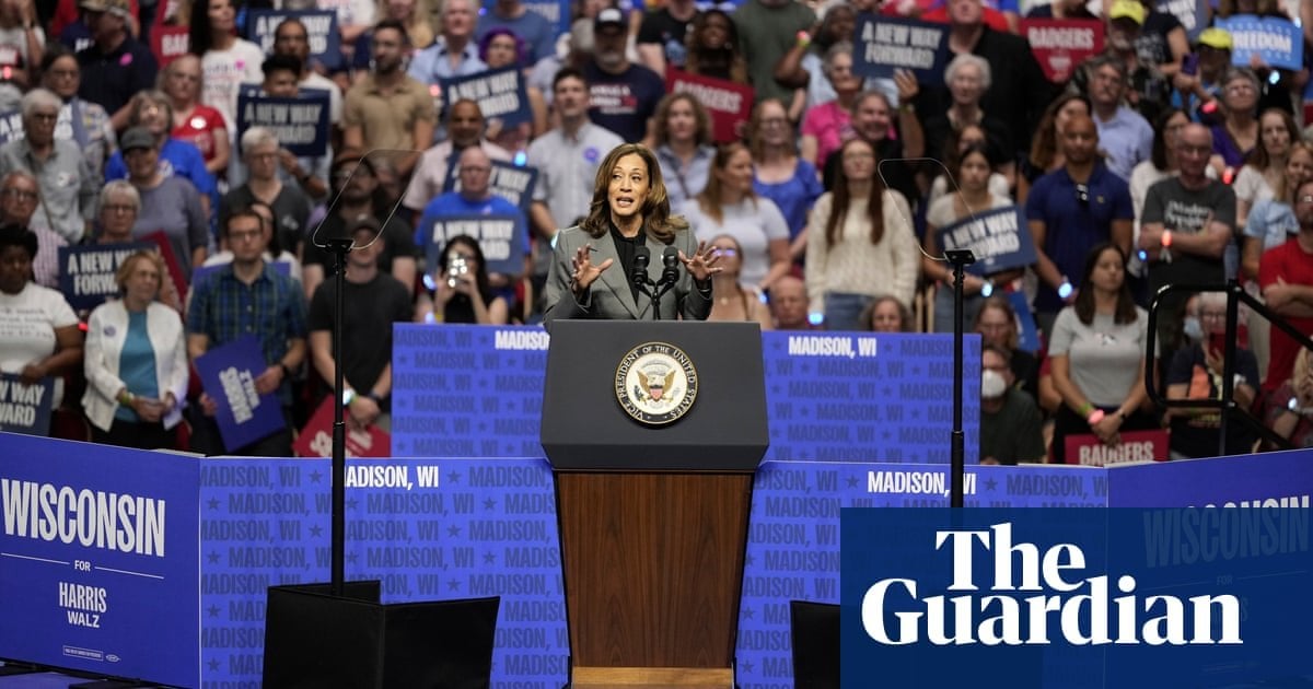 Kamala Harris attacks Trump over ‘immoral’ abortion bans at Wisconsin rally